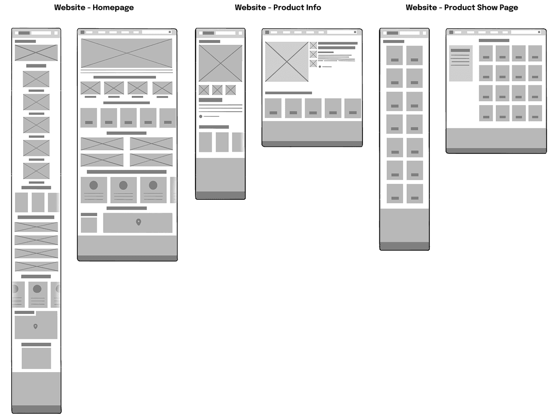 Lo-Fi Wireframes
