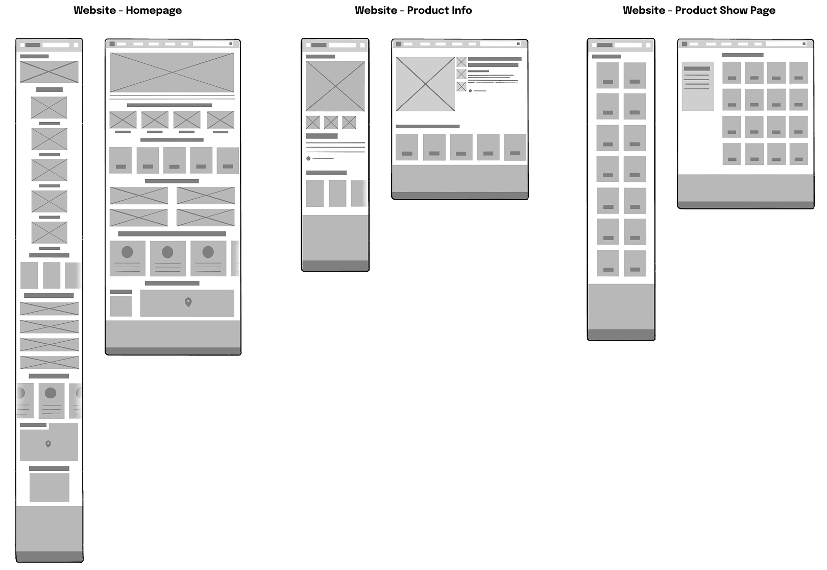 Lo-Fi Wireframes